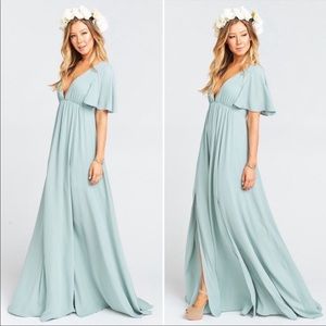 Show Me Your Mumu Faye Flutter Maxi Dress large